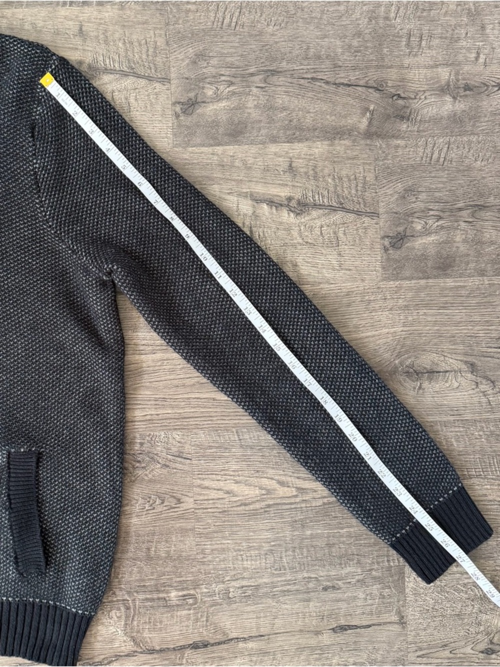 Rock & Republic Knit Hoodie 2XL Heavyweight Full Zip Cotton Navy - Picture 12 of 12